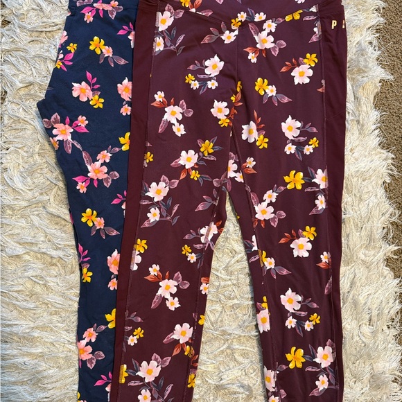 PINK Victoria's Secret Floral Leggings - Picture 2 of 4